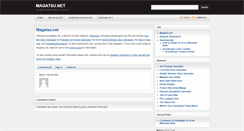 Desktop Screenshot of magatsu.net